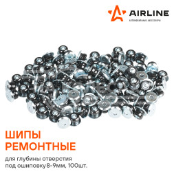 Шипы ремонтные 9 мм, 100 шт. в пакете со стикером