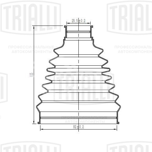 Пыльник ШРУСа наружного для автомобилей Hyundai Creta (16-) 2.0i
