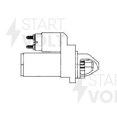 Стартер для автомобилей Hyundai Santa Fe II (06-) 2.7i 1,4кВт