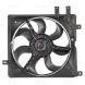 Электровентилятор охлаждения для автомобилей  Geely MK (06-)/MK Cross (10-) (с кожухом) (левый; до 2013г.)
