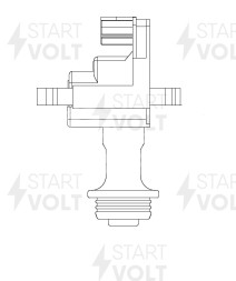 Катушка зажигания для автомобилей Nissan Skyline X R34 (98-) 2.5i (SC 1403)