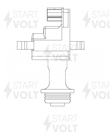 Катушка зажигания для автомобилей Nissan Skyline X R34 (98-) 2.5i (SC 1403)