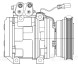 Компрессор кондиционера для автомобилей Tucson (04-)/Sportage II (04-) (тип Doowon)