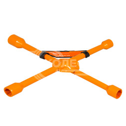 Ключ баллонный крестовой усиленный (17*19*21*22) пласт. подвес