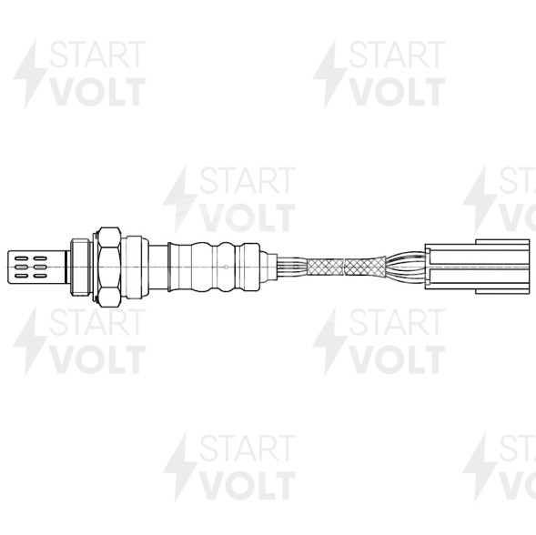 Датчик кислорода для автомобилей Chevrolet Lacetti (02-)/Daewoo Nexia (08-) 1.6i после катализатора