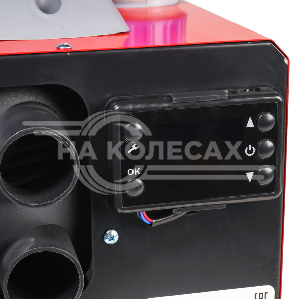 Отопитель воздушный автономный переносной 12В 5000Вт дизель металл. корпус (квадратный)