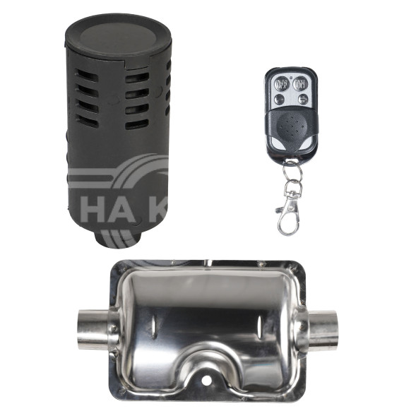 Отопитель воздушный автономный переносной 12В 5000Вт дизель металл. корпус (квадратный)