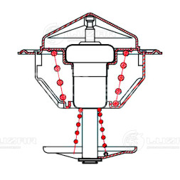 Термостат для автомобилей ГАЗ-3302,2705 дв. ГАЗ-560 «Steir»