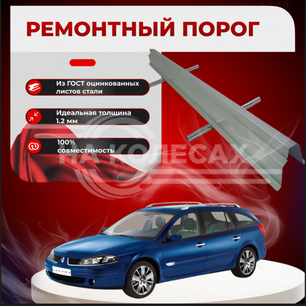 Ремонтные пороги Renault Laguna 2