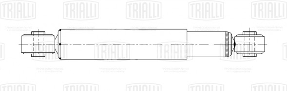 Амортизатор задний для автомобиля Daewoo Tico (95-)