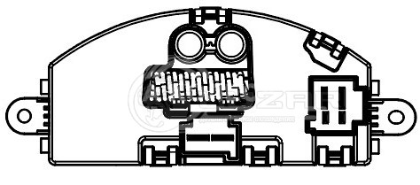 Резистор электровентилятора отопителя для автомобилей Audi A4 (B8) (07-)/A5 (13-)/Q5 (13-)/MB CLA (C117) (13-)