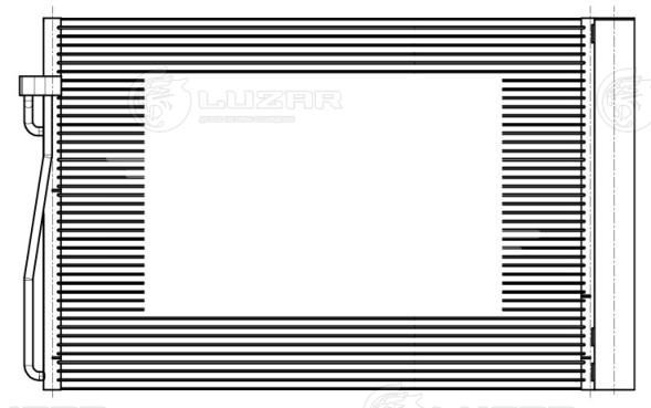 Радиатор кондиционера для автомобилей BMW 5 (E60/61) (03-)