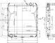 Радиатор охлаждения для автомобилей КАМАЗ с дв. Cummins 6BT/ISBe