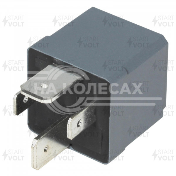 Реле автомобильное защиты стартера 4 контактное 12V 50A (с резистором, без кронштейна)