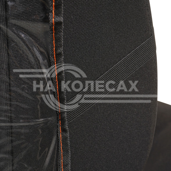 Накидка защитная на спинку переднего сиденья (65*50 см), ПВХ, прозрачная
