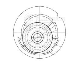 Насос водяной для автомобилей Opel Astra G (98-) 1.4i/1.6i
