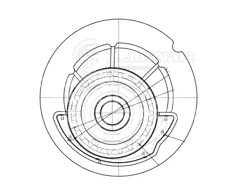 Насос водяной для автомобилей Opel Astra G (98-) 1.4i/1.6i