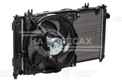 Блок охлаждения (радиатор+конденсор+вентиляторы) для автомобилей Гранта МКПП (А/С)