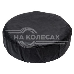 Чехлы для колес, размер R 13-17&quot;, без ручек, спанбонд, комплект 4 шт., цвет черный