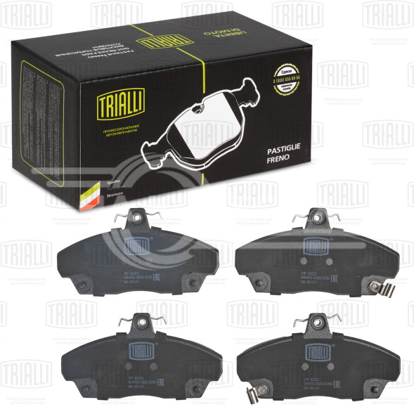 Колодки тормозные для автомобилей Honda Civic VII (00-) 1.4i/1.6i дисковые передние