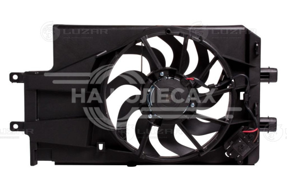 Электровентилятор охлаждения для автомобилей Гранта (15-) (с кожухом и резистором) A/C+ (тип KDAC)