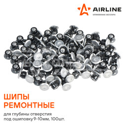 Шипы ремонтные 10 мм, 100 шт. в пакете со стикером