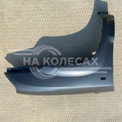 Крыло переднее ПРАВОЕ Хендай Туксон 04-09 с отверстием под повторитель 