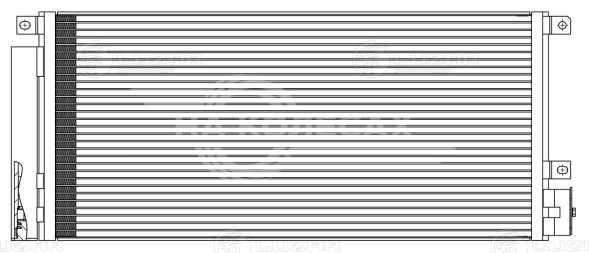 Радиатор кондиционера для автомобилей Mokka (13-) 1.4T