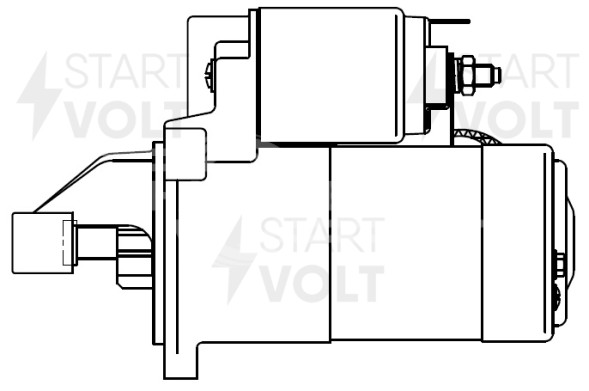 Стартер для автомобилей Great Wall Hover H3 (09-) 2.0i/Hover H5 (10-) 2.4i 1,4кВт