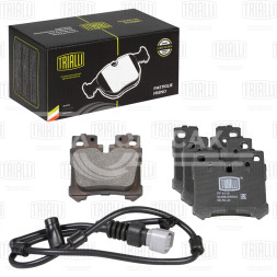 Колодки тормозные дисковые задние для автомобилей Lexus LS (06-) в комплекте с датчиком износа