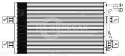 Радиатор кондиционера для автомобилей Mercedes-Benz Sprinter Classic (909) (13-) MT