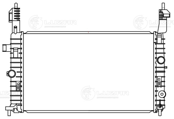 Радиатор охлаждения для автомобилей Opel Meriva A (03-) 1.4i/1.6i/1.8i