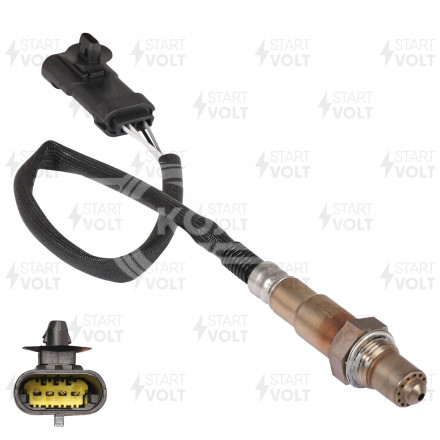 Датчик кислорода для автомобилей Renault Logan (09-)/Sandero (09-) 1.6i овальный разъем