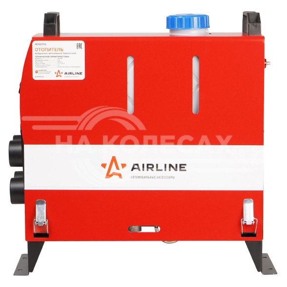 Отопитель воздушный автономный переносной 12В 5000Вт дизель металл. корпус (узкий)