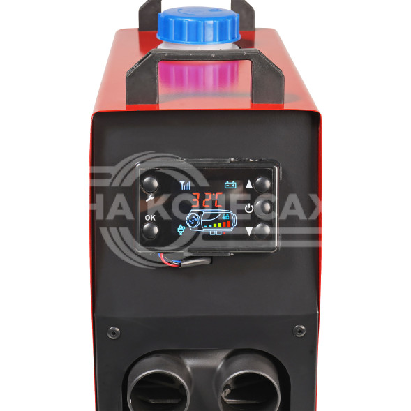 Отопитель воздушный автономный переносной 12В 5000Вт дизель металл. корпус (узкий)