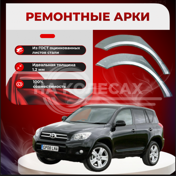 Задние арки Toyota RAV4 III (XA30)