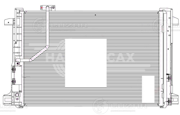 Радиатор кондиционера для автомобилей Mercedes-Benz C (W204) (07-)/E (W212) (09-)