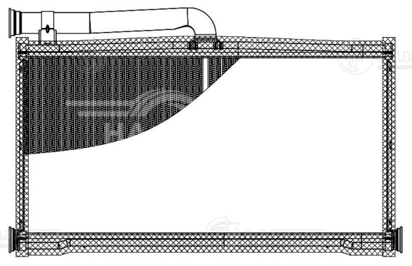 Радиатор отопителя для автомобилей Audi A6 (C6) (04-) (тип Denso)