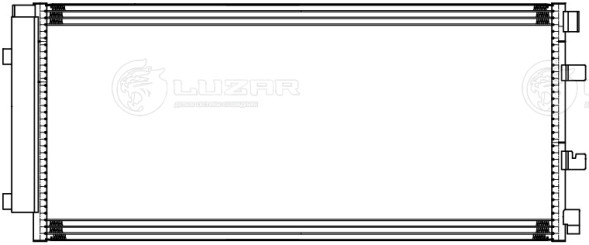 Радиатор кондиционера для автомобилей Renault Master (10-) 2.3CDTi