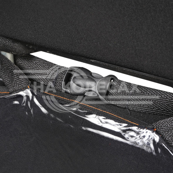 Накидка защитная на спинку переднего сиденья (65*50 см), ПВХ, прозрачная, с карманами