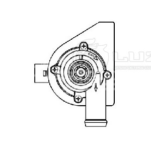 Насос водяной (электрический) для автомобилей VW Transporter T5 (03-09) 1.9TDi/2.5TDi/2.0i/3.2i