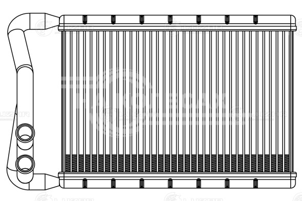 Радиатор отопителя для автомобилей Hyundai Santa Fe (12-)