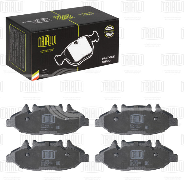 Колодки тормозные для автомобилей Mercedes Vito/Viano (W639) (03-) дисковые передние