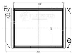 Радиатор охлаждения для трактора К-744 "Кировец" с двигателем MB OM457LA (до 2013 г.) (тип ОРЗ)