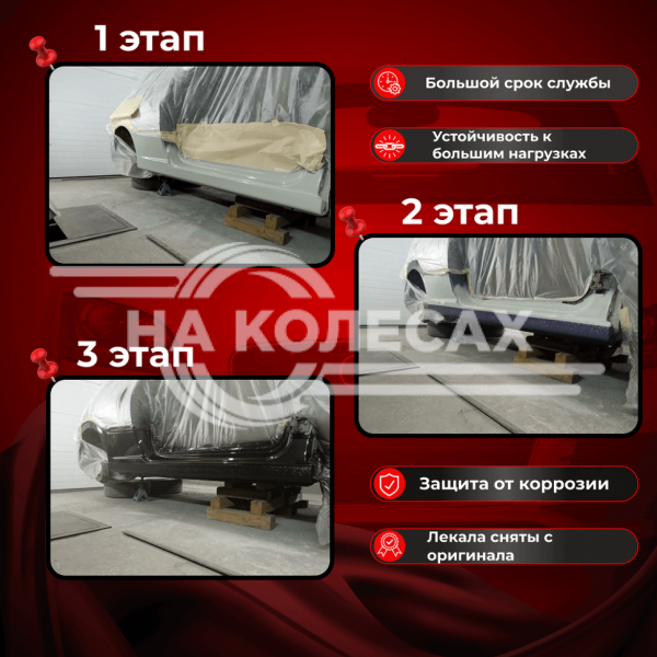 Внешние ремонтные пороги Acura TSX 2