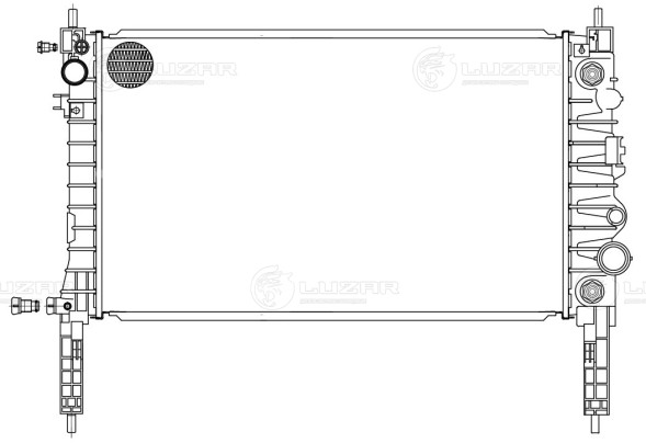 Радиатор охлаждения для автомобилей Mokka (13-) 1.4T AT