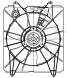 Электровентилятор охлаждения для автомобиля Honda CR-V III (06-) 2.0i/2.4i (с кожухом)