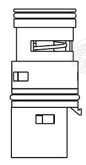 Термостат для автомобилей BMW 3 (E46) (98-)/X3 (E83) (04-)/X5 (E53) (00-) (80°С) (охлаждение масла АКПП)