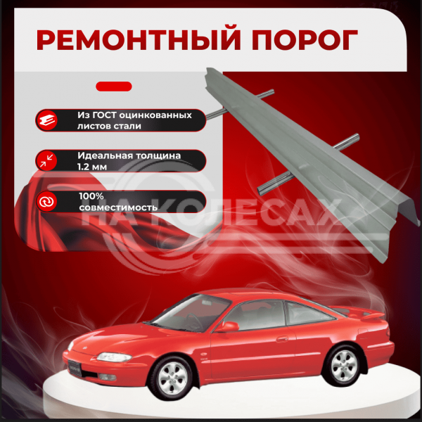 Ремонтные пороги Mazda MX-6 (GE)