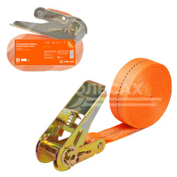 Ремень крепления груза с храповиком, кольцевой 1 т, 10 м
